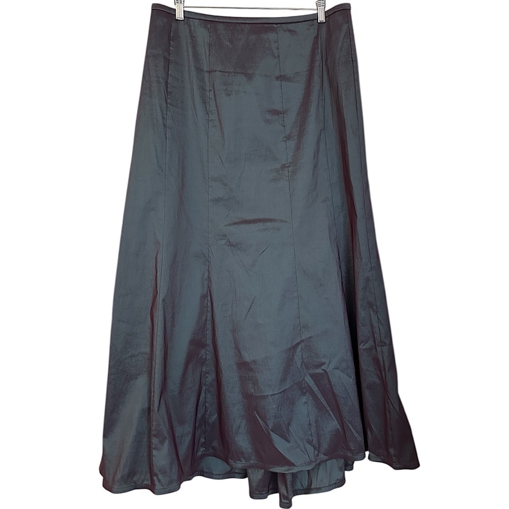 Tadashi Shoji Women’s Maxi Evening Skirt Size 14Q Iridescent Y2K Party Mermaid